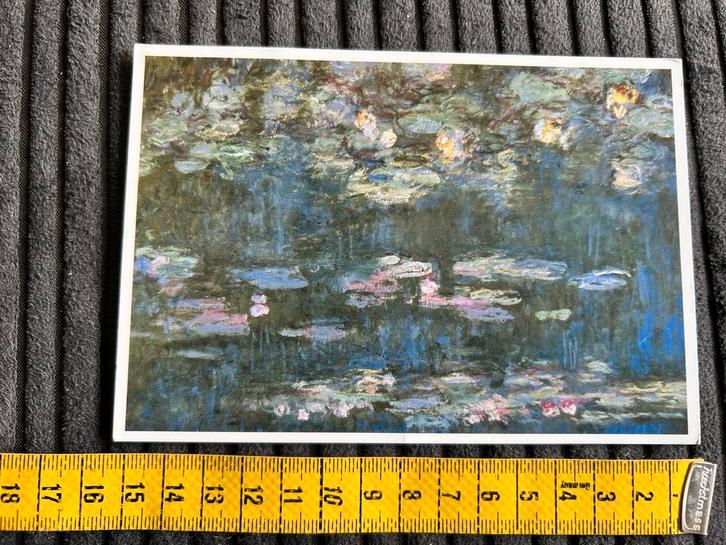 312. Kunstkaart Claude Monet, Verzamelen, Ansichtkaarten | Themakaarten, Gelopen, 1980 tot heden, Ophalen of Verzenden