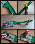 Super Mario Hot Wheels baan Piranha, Ophalen of Verzenden, Zo goed als nieuw, Handmatig, Hot Wheels