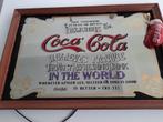 Coca cola spiegel uit 1970, Antiek en Kunst, Ophalen of Verzenden, Rechthoekig, 50 tot 100 cm, Minder dan 100 cm