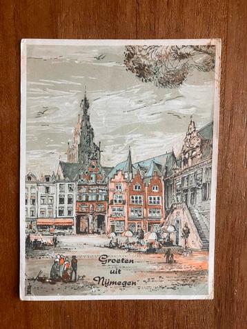 Reclamekaart Castella Parels Zeep van Dobbelman. 1954. beschikbaar voor biedingen