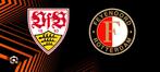 2x Ticket Stuttgart-Feyenoord thuis vak. VAK-71, Tickets en Kaartjes, Sport | Voetbal, Losse kaart, Twee personen, November, Europa of Champions League