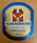 Feldschlösschen Original etiket, Overige merken, Overige typen, Ophalen of Verzenden, Zo goed als nieuw