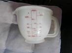 Tupperware maatbeker schenkkan deksel wit kan kom, Ophalen of Verzenden, Gebruikt, Wit, Bak of Kom