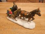 Kerstdorp Paard met Slee Typisch Hollands kerst dorp, Ophalen of Verzenden
