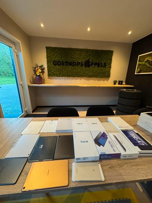 Partij Samsung tablets > 17 stuks werkend, Computers en Software, Android Tablets, Ophalen