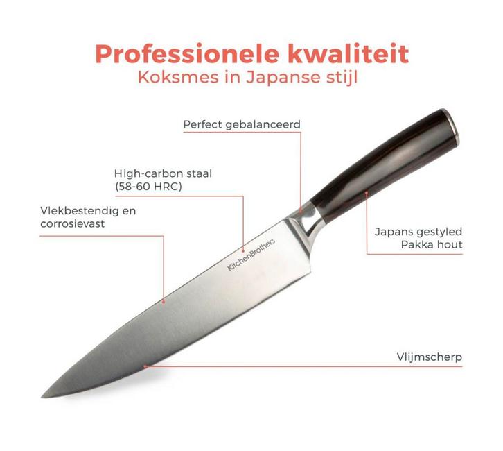 Sabatier Messen - Keuze uit diverse modellen, Huis en Inrichting, Keuken | Bestek, Nieuw, Los bestek, Rvs of Chroom, Vaatwasserbestendig