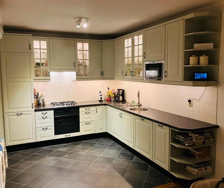 Ikea keuken compleet met apparatuur, Huis en Inrichting, Keuken | Complete keukens, Gebruikt, Hoekkeuken, Wit, Ophalen