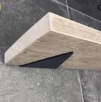 Plankdrager wandsteun steun zwart staal 12 stuks, Ophalen of Verzenden, Gebruikt, 250 mm of meer, Overige typen
