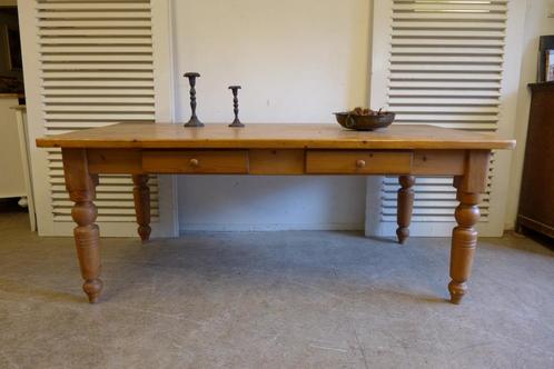Prachtige grenen tafel 200 bij 100 cm, Huis en Inrichting, Tafels | Eettafels, Gebruikt, 50 tot 100 cm, 150 tot 200 cm, Vijf personen of meer