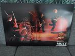 Muziek Concert Posterbord Karton Rockband MUSE 2005 (90×60), Verzamelen, Posters, Ophalen, Gebruikt, Rechthoekig Staand, Muziek