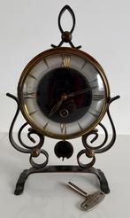 Vintage Messing Tafelklok - Jaren 60 - Decoratief, Ophalen