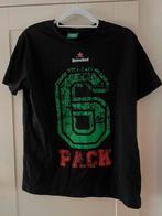 Heineken 6 pack shirt maat m heren, Ophalen of Verzenden, Nieuw, Maat 48/50 (M), Zwart