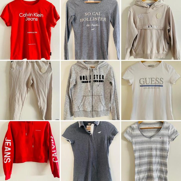 Set van 9 stuks mooie merkkleding, Kleding | Dames, T-shirts, Zo goed als nieuw, Maat 36 (S), Overige kleuren, Korte mouw, Ophalen of Verzenden