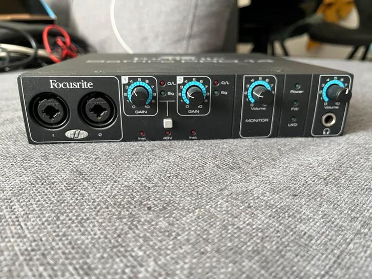 Focusrite Saffire Pro 14 Audio Interface, Audio, Tv en Foto, Professionele Audio-, Tv- en Video-apparatuur, Gebruikt, Audio, Ophalen of Verzenden