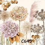 Servetten decoupage/bullet journal - droogbloemen C645, Verzenden, Nieuw, Materiaal