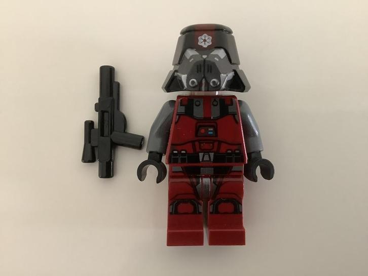 LEGO Star Wars - minifiguur - sw0436 - Sith Trooper Dark Red, Kinderen en Baby's, Speelgoed | Duplo en Lego, Zo goed als nieuw