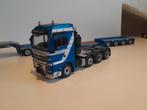 WSI MAN van SantenTGX 41.680 met 2 bed 4 Nooteboom dieplader, Hobby en Vrije tijd, Modelauto's | 1:50, Ophalen of Verzenden, Nieuw
