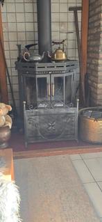 Haardscherm gietijzer vintage in goede staat, Huis en Inrichting, Haarden, Ophalen of Verzenden, Gebruikt, Vrijstaande haard, Overige soorten