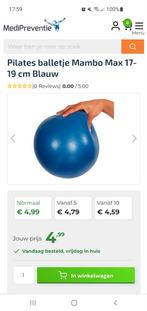 mambo pilates bal 17-19 cm, Ophalen of Verzenden, Nieuw