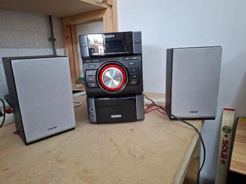 modern design sony stereotoren cd mp3 en radio en ipod beschikbaar voor biedingen