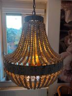 Te Koop Hanglamp met kralen - Sfeervolle verlichting, Ophalen, 50 tot 75 cm, Bohemian, Zo goed als nieuw
