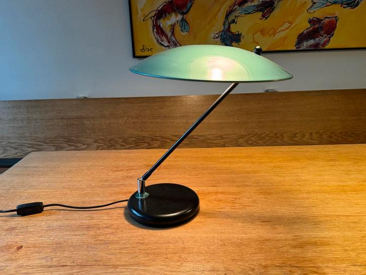 Mooie Bureaulamp - Stijlvol Design, Huis en Inrichting, Lampen | Tafellampen, Gebruikt, Minder dan 50 cm, Metaal, Ophalen of Verzenden