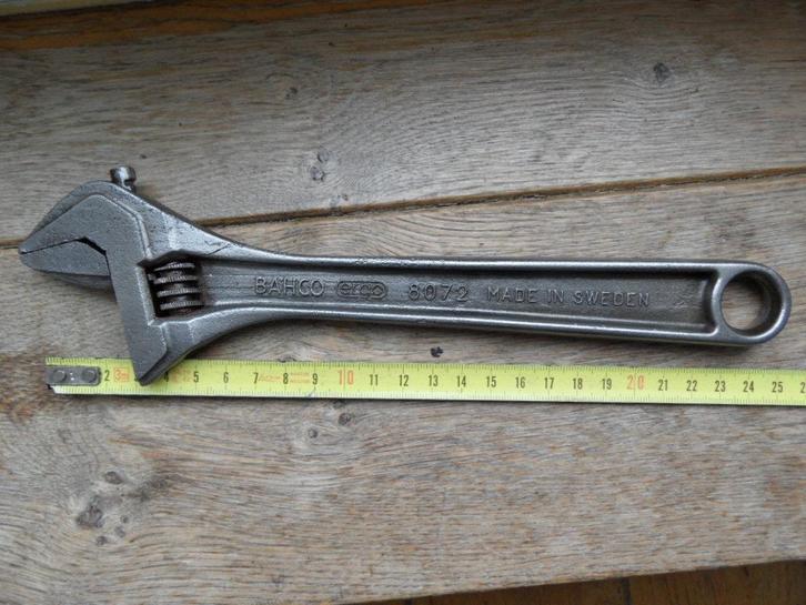 Bahco Ergo 8072 verstelbare moersleutel 34 mm bek, Auto diversen, Autogereedschap, Zo goed als nieuw, Ophalen of Verzenden