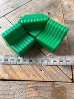 Groen retro bankje voor poppenhuis jaren 70 origineel, Verzamelen, Poppenhuizen en Toebehoren, Verzenden, Zo goed als nieuw, Poppenhuis