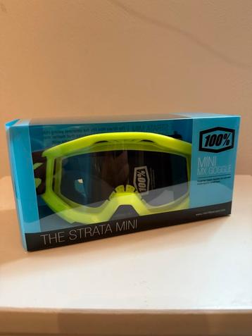 100% MX Goggle Strata Mini - Helder beschikbaar voor biedingen