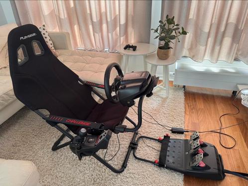 Originele Playseat met Logitech G27 stuur en Cronusmax Plus, Spelcomputers en Games, Spelcomputers | Sony PlayStation Consoles | Accessoires