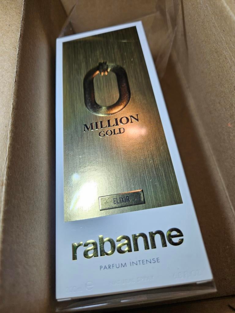 Paco rabanne million gold elixir 200ml (180ml) € 70, Ophalen of Verzenden, Nieuw