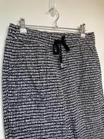 Helena Hart travelstof chino broek pull on maat M zwart wit, Maat 38/40 (M), Zwart, Zo goed als nieuw, Koningin Wilhelminaplein 13, 1062 HH Amsterdam