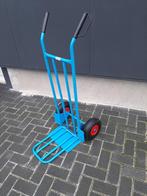 Stalen steekwagen met dubbele klep/200 Kilo belastbaar!, Ophalen, Nieuw