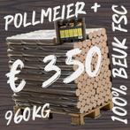 Originele Pollmeier Haardhout briketten, Tuin en Terras, Haardhout, Minder dan 3 m³, Ophalen