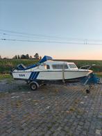 Motor kajuitboot speedboot 60pk evinrude, Watersport en Boten, Gebruikt, Ophalen of Verzenden, Tot 6 meter, Polyester