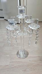 Kristallen kandelaar, Antiek en Kunst, Antiek | Glas en Kristal, Ophalen