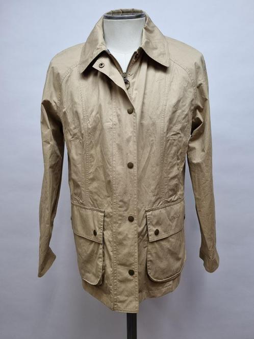 Barbour 'Cotton Beadnell' dames zomer jas, 46, Kleding | Dames, Jassen | Zomer, Zo goed als nieuw, Maat 46/48 (XL) of groter, Beige