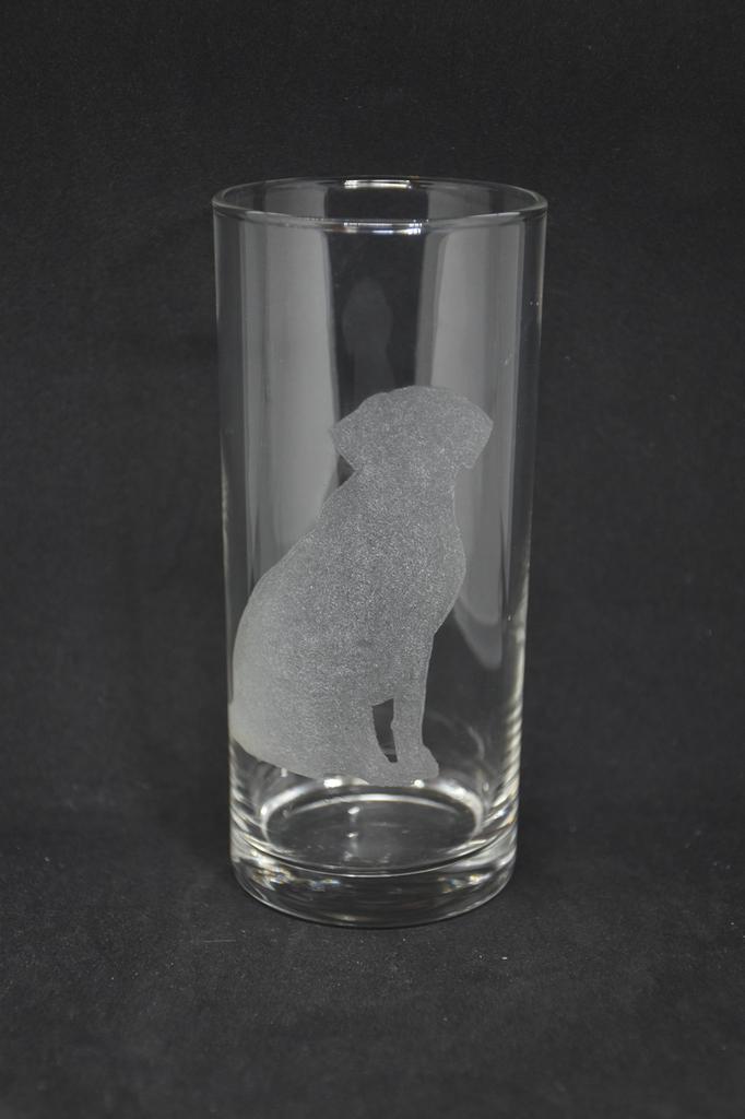 Labrador Silhouette - Gegraveerd Glas, Dieren en Toebehoren, Honden-accessoires, Nieuw, Ophalen of Verzenden