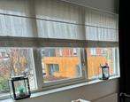 Vouwgordijn off-white met verticale streep 3x, Ophalen, Gebruikt, 200 cm of meer, Crème