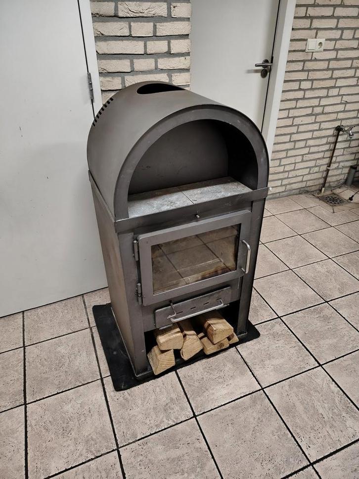 Houtkachel / Allesbrander 8KW, Huis en Inrichting, Kachels, Gebruikt, Vrijstaand, Houtkachel, Hout, Ophalen