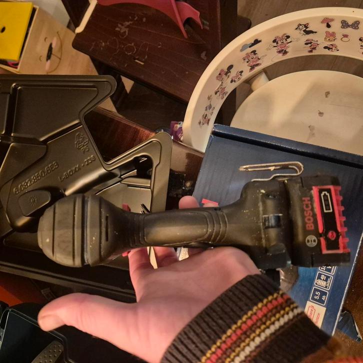 bosch blauw schroefmachine prof 18v 6am riciprozaag, Doe-het-zelf en Verbouw, Gereedschap | Handgereedschap, Nieuw, Ophalen of Verzenden