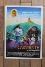 filmaffiche Labyrinth 1986 David Bowie filmposter, Rechthoekig Staand, Ophalen of Verzenden, Zo goed als nieuw, A1 t/m A3