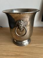Verzilverde Wijnkoeler met Druiven Handvatten, Antiek en Kunst, Ophalen of Verzenden, Zilver