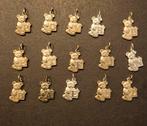 kinder beertjes met letter hanger/bedel– Sterling zilver, Overige merken, Nieuw, Ophalen of Verzenden, 1 bedel