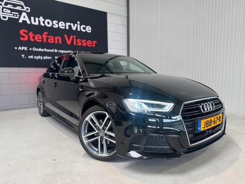Audi A3 35 Tfsi 150pk S Tronic 2019 Zwart, Auto's, Audi, Bedrijf, A3, ABS, Achteruitrijcamera, Adaptieve lichten, Adaptive Cruise Control