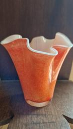 Glazen zakdoek design vaas, Antiek en Kunst, Ophalen of Verzenden