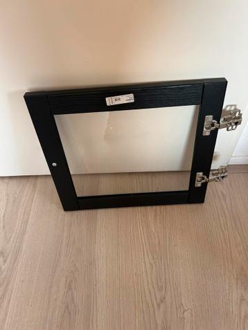 Ikea billy oxberg deur donkerbruin/zwart bovendeel - afbeelding 2