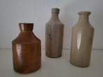 Set  antiek stoneware steengoed kruiken., Antiek en Kunst, Antiek | Keramiek en Aardewerk, Ophalen of Verzenden