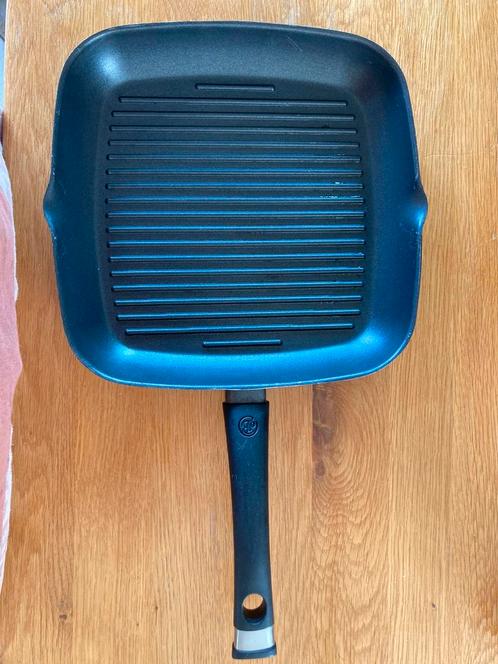 Grillpan Herman den Blijker, Huis en Inrichting, Keuken | Potten en Pannen, Zo goed als nieuw, Overige typen, Aluminium, Inductieplaat