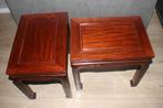 Antiek chinees tafeltje 2 stuks rozenhout rosewood, Ophalen
